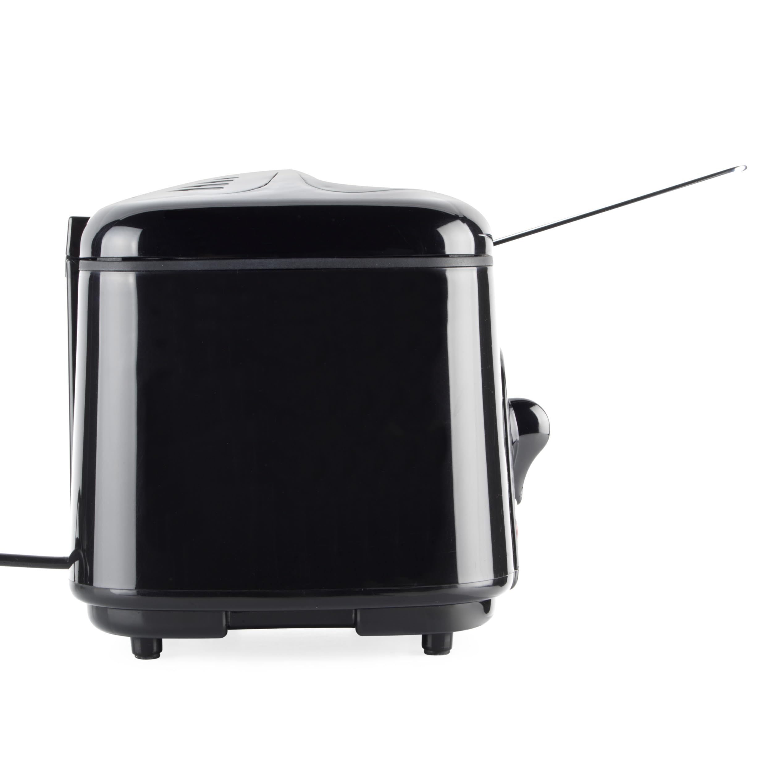Progress Friteuse et appareil à fondue 2-en-1, 1 L, 190 °C | Cuve antiadhésive, température réglable, hublot de contrôle, voyants marche et prêt, panier, 6 fourchettes