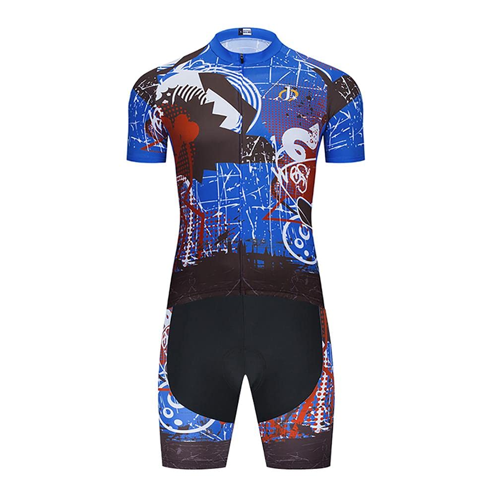 Moxilyn Vêtements De Cyclisme Hommes Complet Maillot Cyclisme +20D Gel Bib Shorts Vtt D'été Ensemble De Vélo