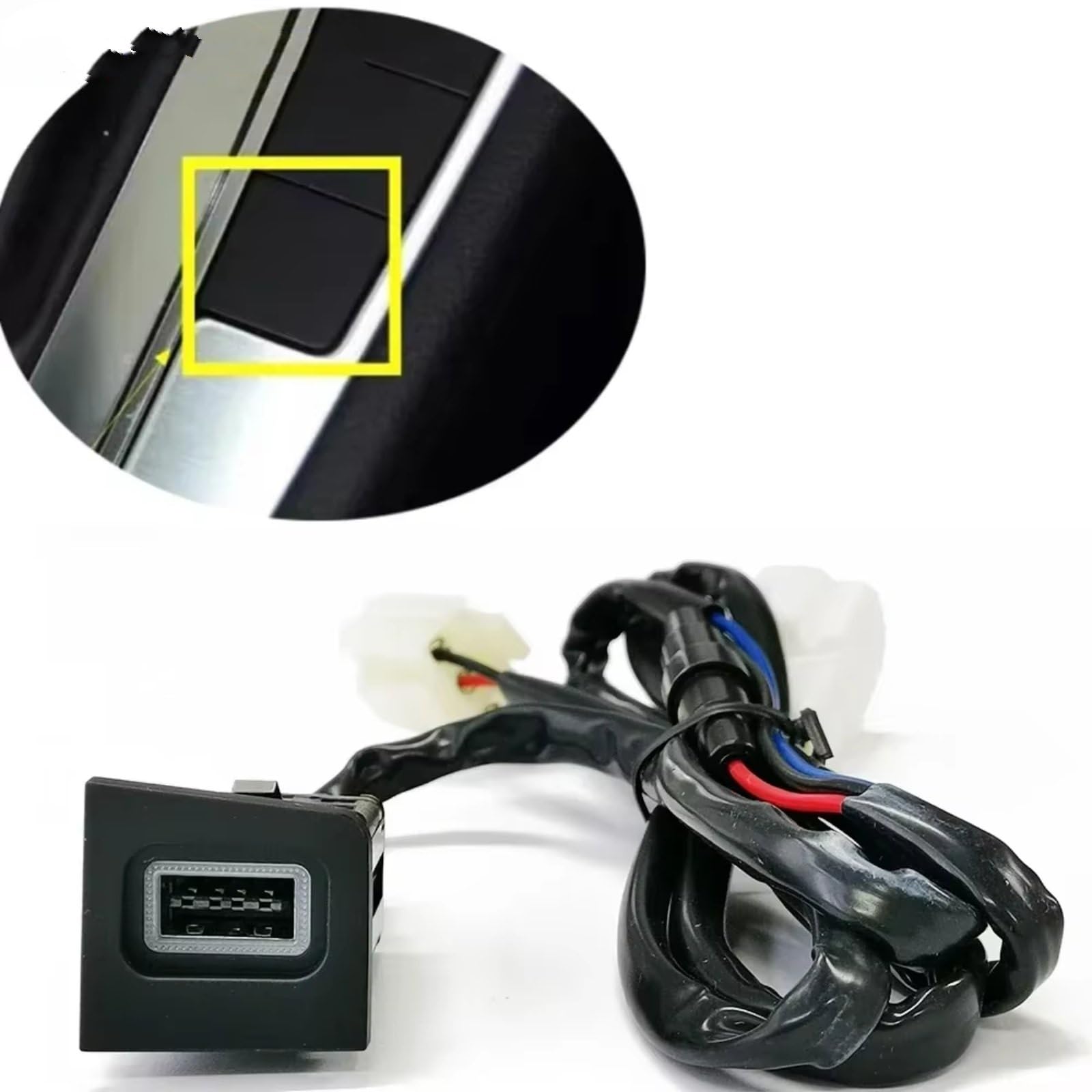 Aux USB carga Módulo Consola USB Compatible Con VW Para CC 2011 2012 Para Magotan B6 Coche Cargador Carga Rápida QC3.0 Adaptador Carga Teléfono Salida