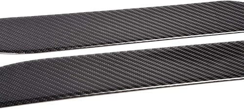 Miniatura 6 de Repuesto para Nissan 350Z Z33 Fairlady Z Coupe 2003-2009 Negro Fibra de Carbono Faro Párpados Cejas Cubiertas Izquierdo + Derecho (Paquete de 2)