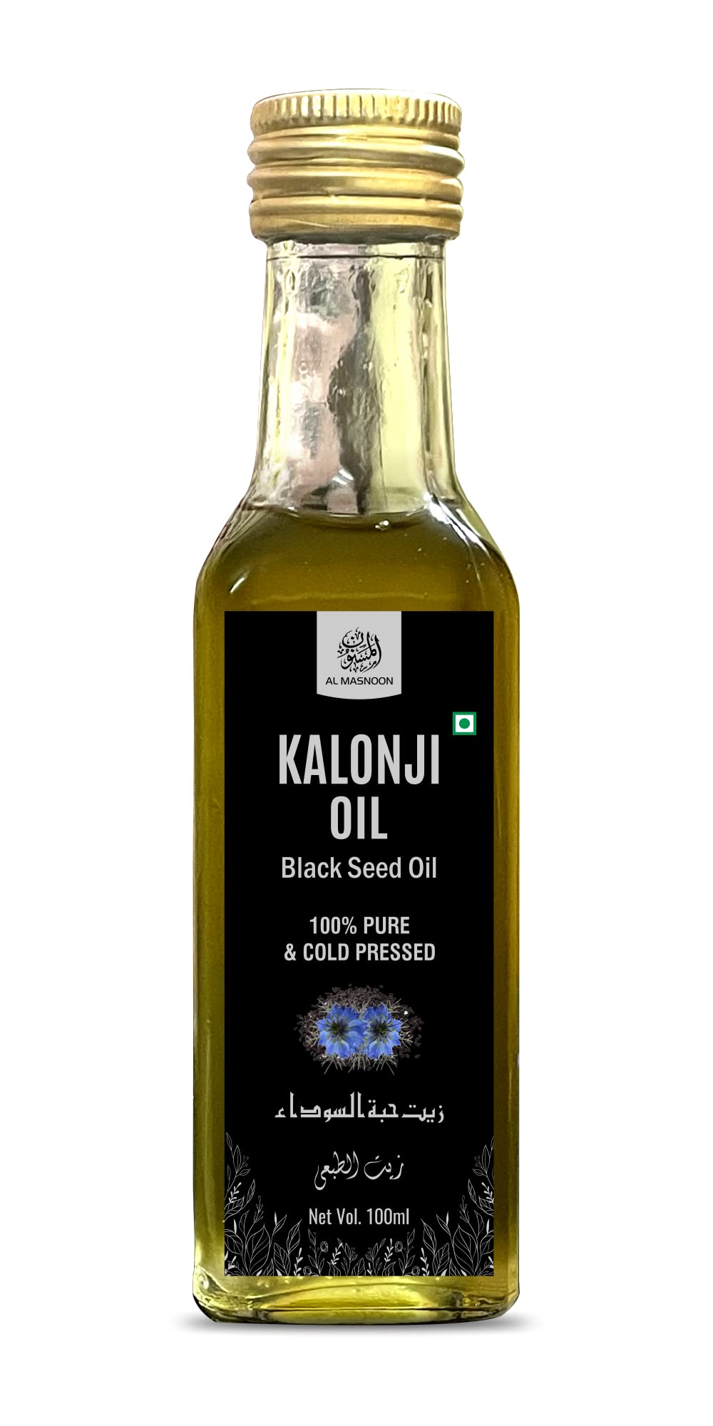 Kalonji Oil/Black Seed Oil 100ml (pack of 1) 100% natural & Pure
