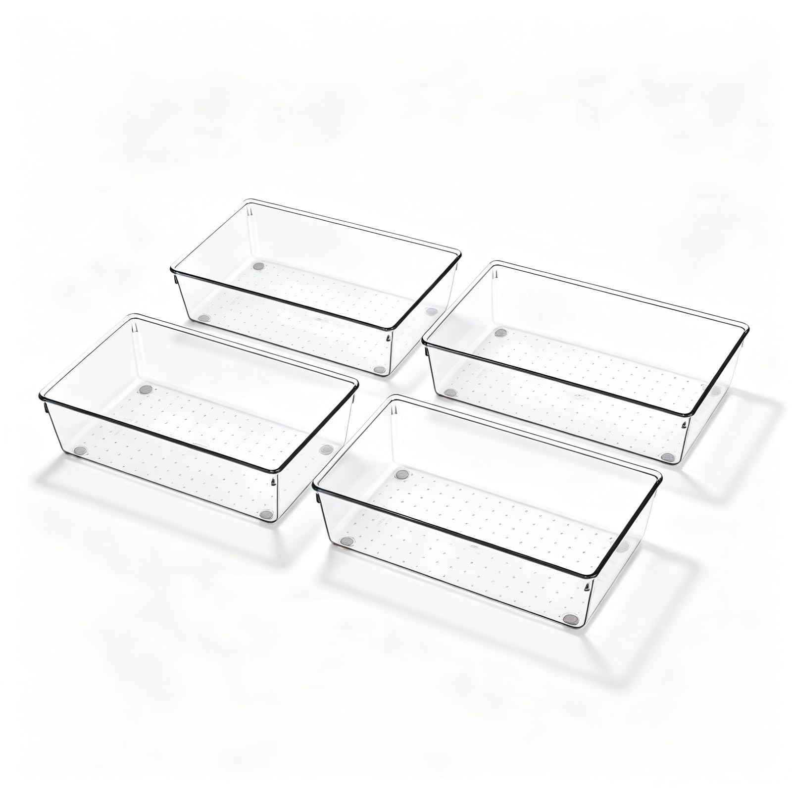 PUXZYAX Acrylic Desk Organizer Set Of 6 Designed For Large Item Storage Organizing Workspace Neatly And Effectively Accidentally
