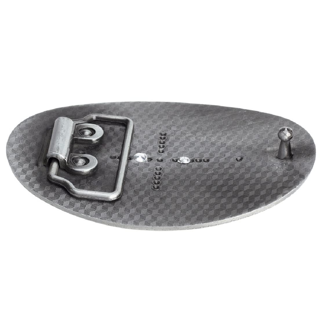 Longcreek Silver Vintage Western Filigree Eagle Belt Buckle, 10 7cm, Fits Belts Up to 1.5 Inches, Punk Rock Style, Perfect for Weddings and Social Occasions