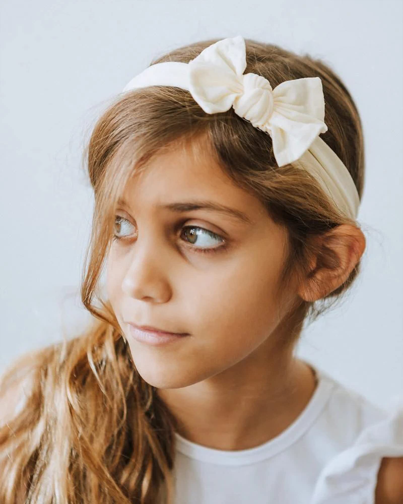 Fasce Capelli Bambina Jollybows - Set Da 3 Con Fiocchi In Nylon, Elastiche E Comode - Foto 12