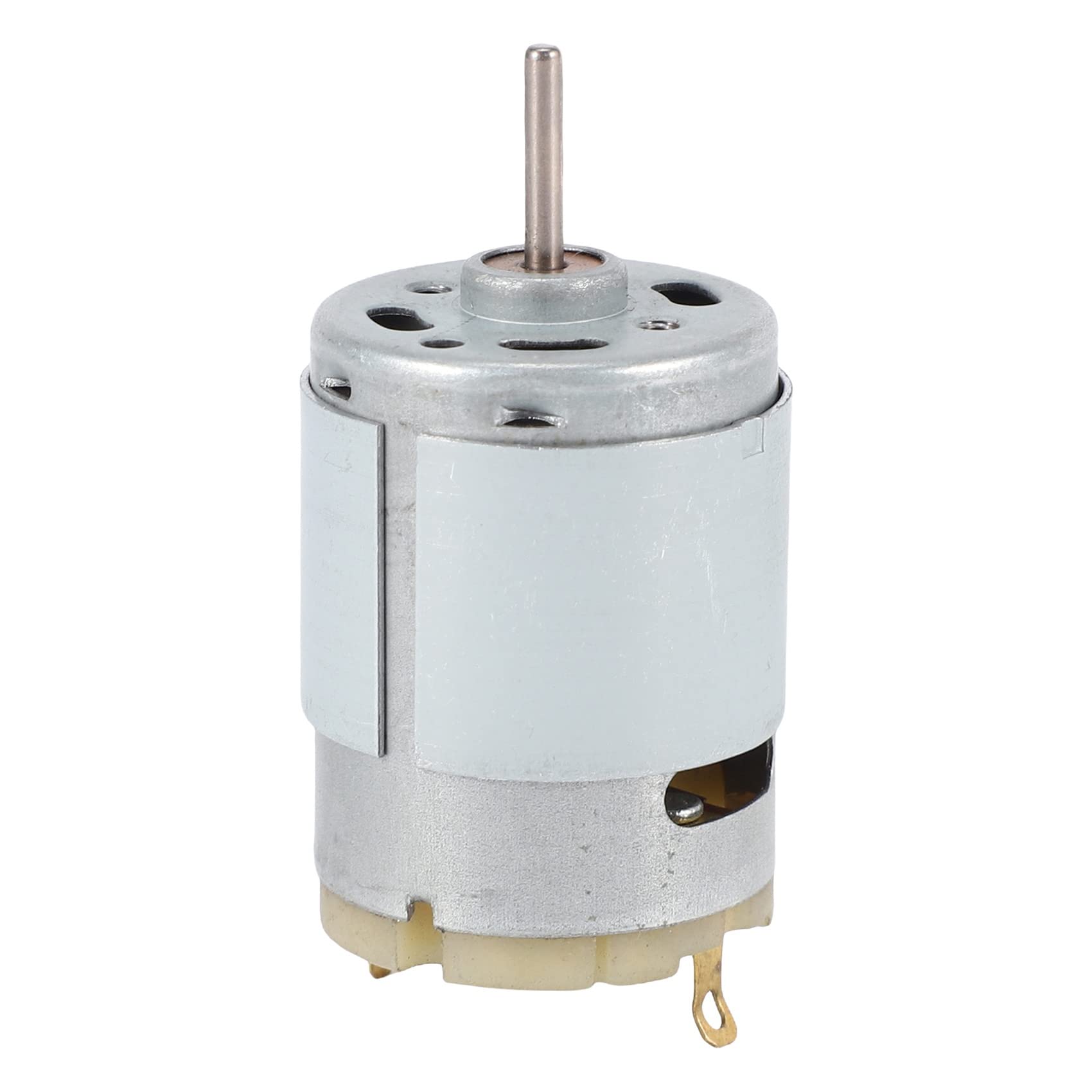 Fhjsyeirly RS380 DC 1.5-18V 30000RPM Motor 38x28mm for RC Model Toys DIY, Silver