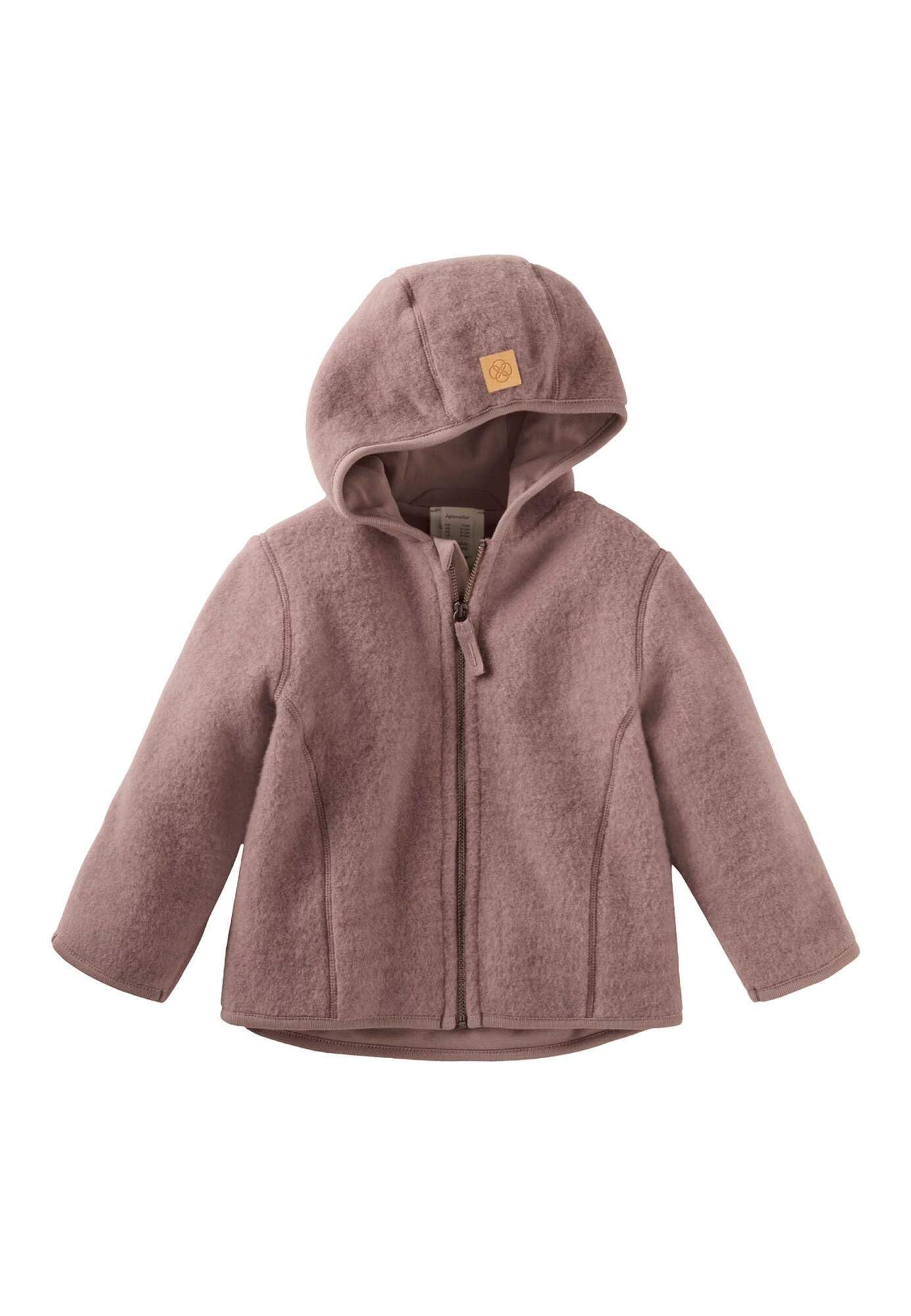 hessnatur Wollfleece Jacke aus reiner Bio-Merinowolle | Baby-unisex