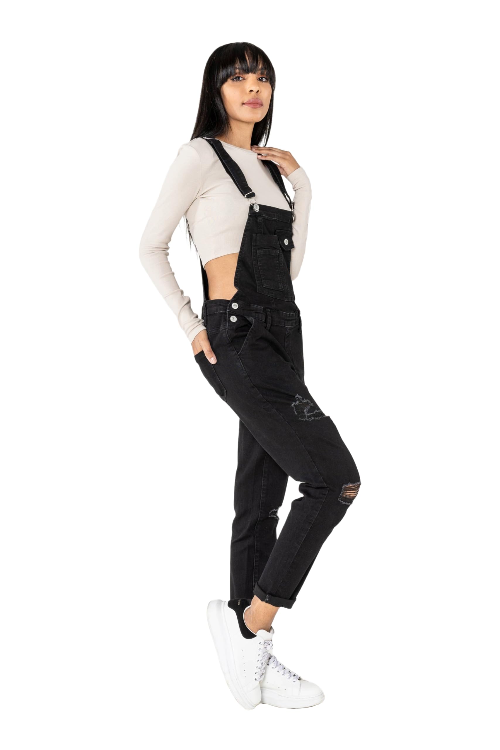 Nina Carter Mono de verano para mujer, estilo vaquero, estilo vaquero