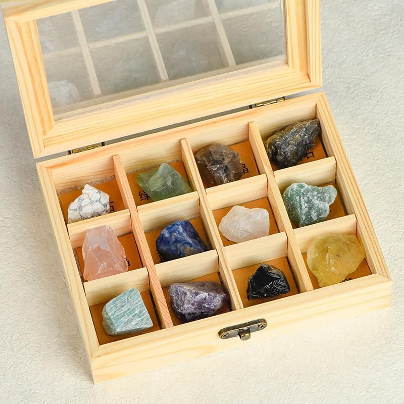 Roca de cristal natural Xiao Hua para motivar el aprendizaje científico infantil