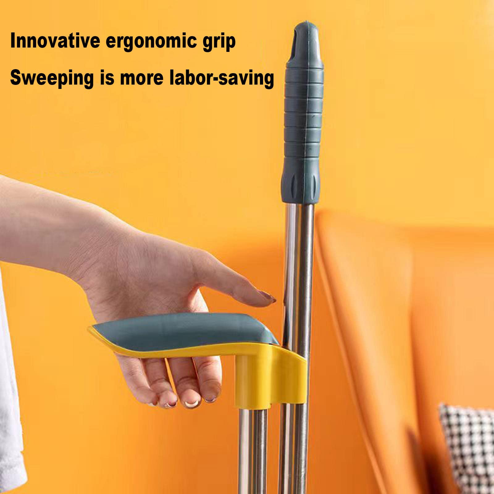 Amazon.co.jp: ほうきとちりとりセット 長いハンドル付き 立ちキッチン