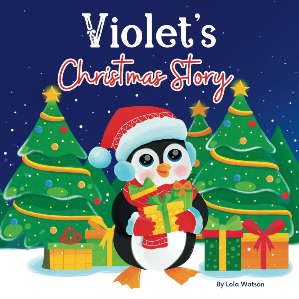 Violet's Christmas Story: A Christmas Personalized Gift Book & Bedtime Rhyming Story Just For Violet