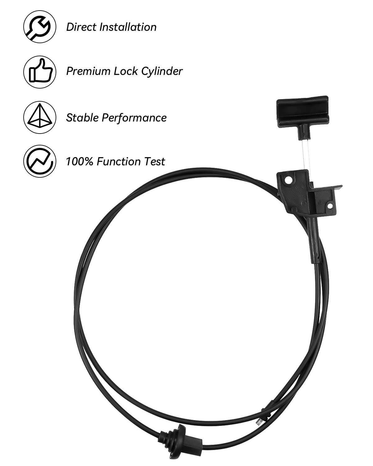 Dorman 912-428 Hood Release Cable - Replacement For Lincoln MKZ (2013-2017) & Other Select Models