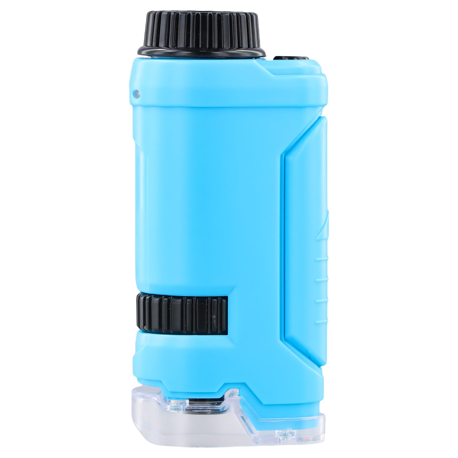 Mini Microscope de Poche Enfant, Microscope Portable 60x-120x avec Lumières LED pour l'Observation Microbiologique, l'Apprentissage Préscolaire et l'Étude (Bleu)