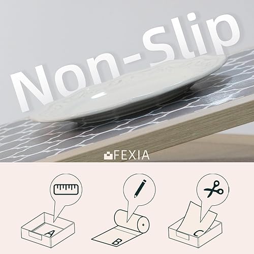 Miniatura 4 de 2 rollos de forros de gabinetes para estantes y cajones, 12 pulgadas x 5 pies (60 pulgadas), no adhesivos para revestimientos de armarios de