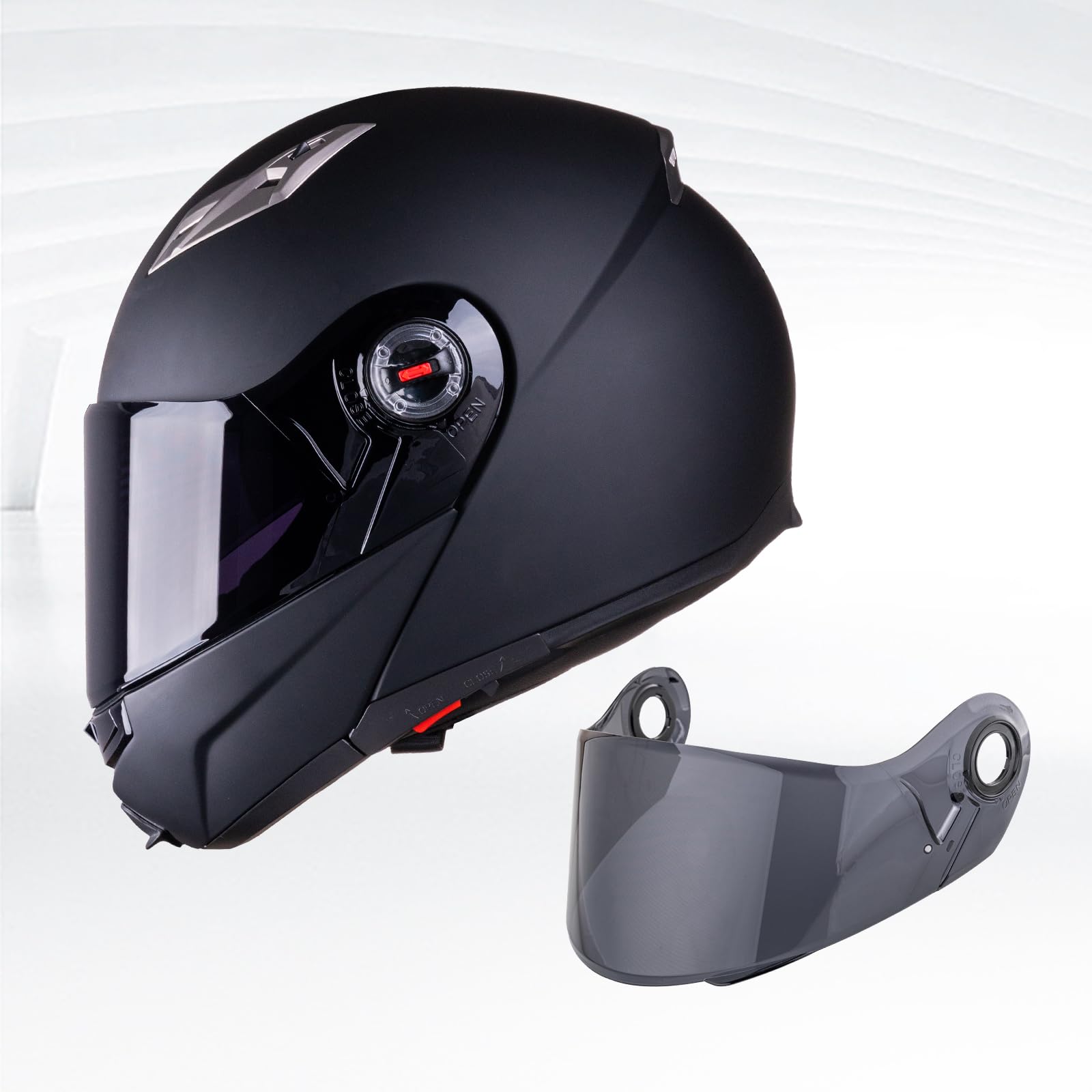 Amazon.com: JQF Gear Strobe Helmet Shield Visor for FF370 Helmet