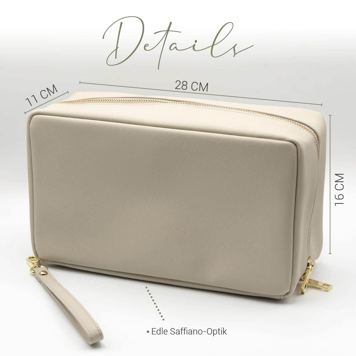 Little ELLA Wickelclutch, Windelorganizer mit vielen verschiedenen Fächern (mint)