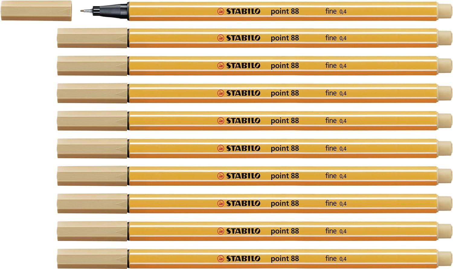 Stabilo Point 88 Fineliner Pen - 88 Light Ochre / Single