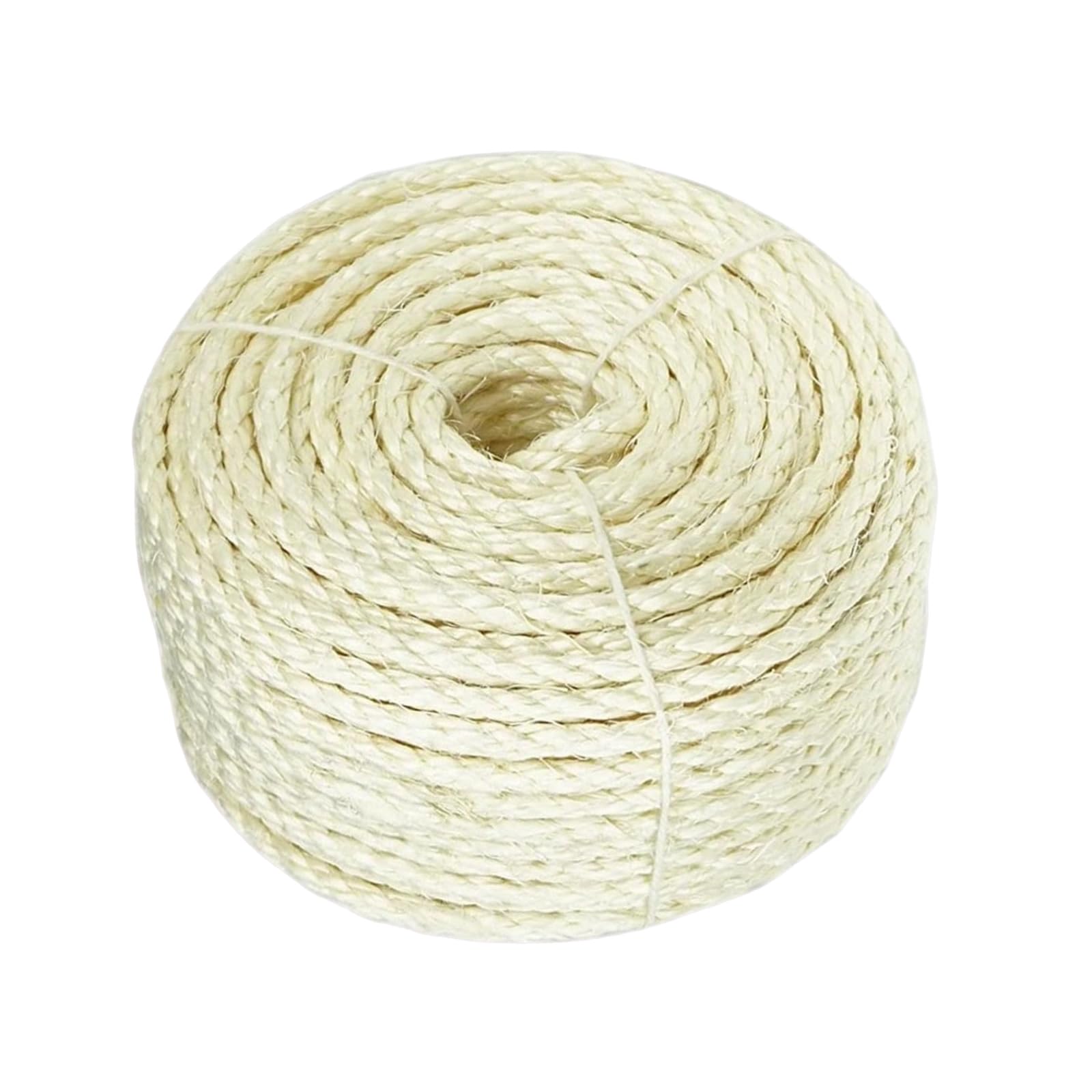 Cuerda de fibra natural para reconstruir muebles de escalada y accesorios para mascotas cuerda de sisal para reparar árboles rascadores