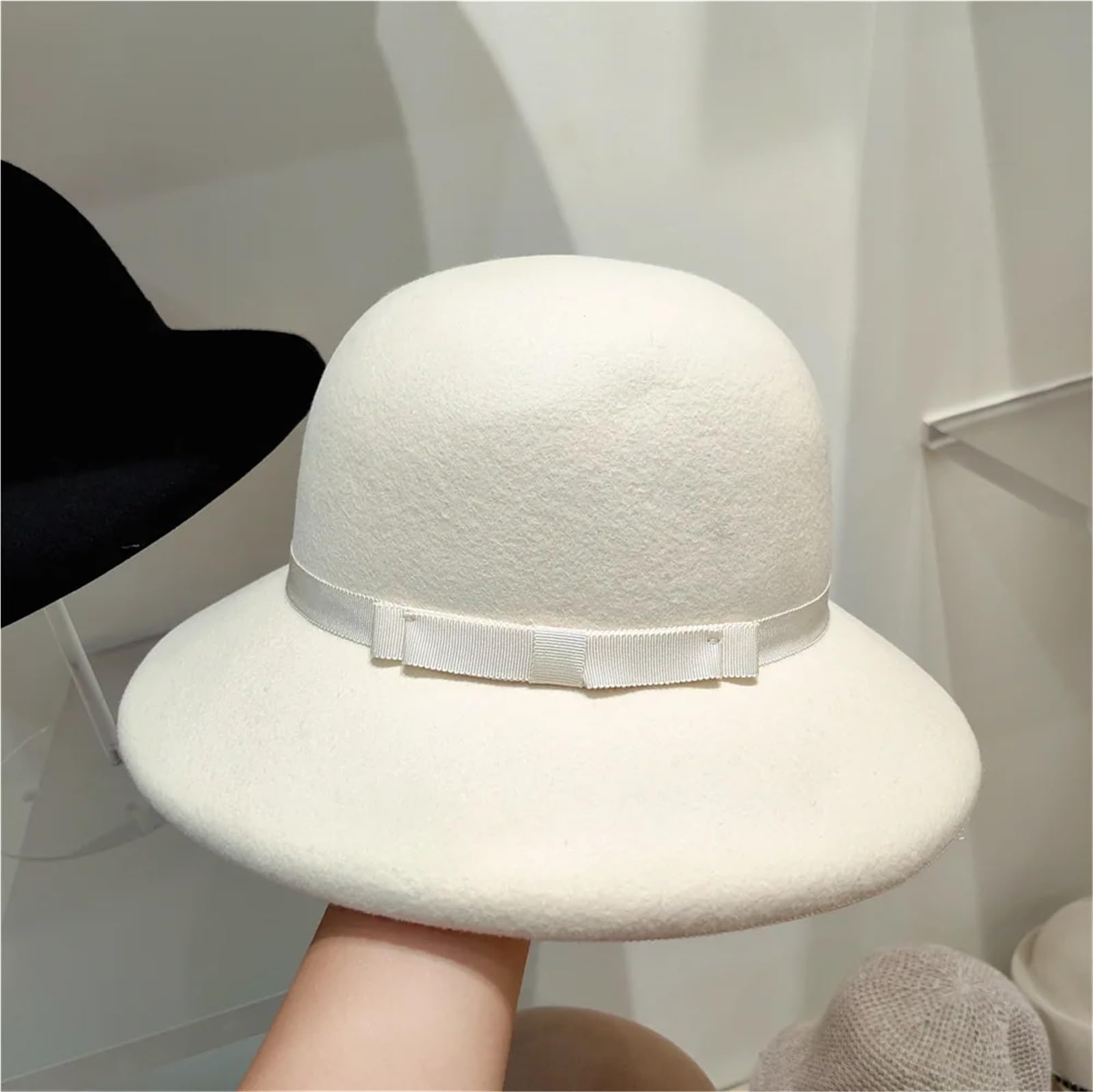Cappello cloche da donna elegante retrò invernale CBucket Hat Per Viaggi E Campeggio