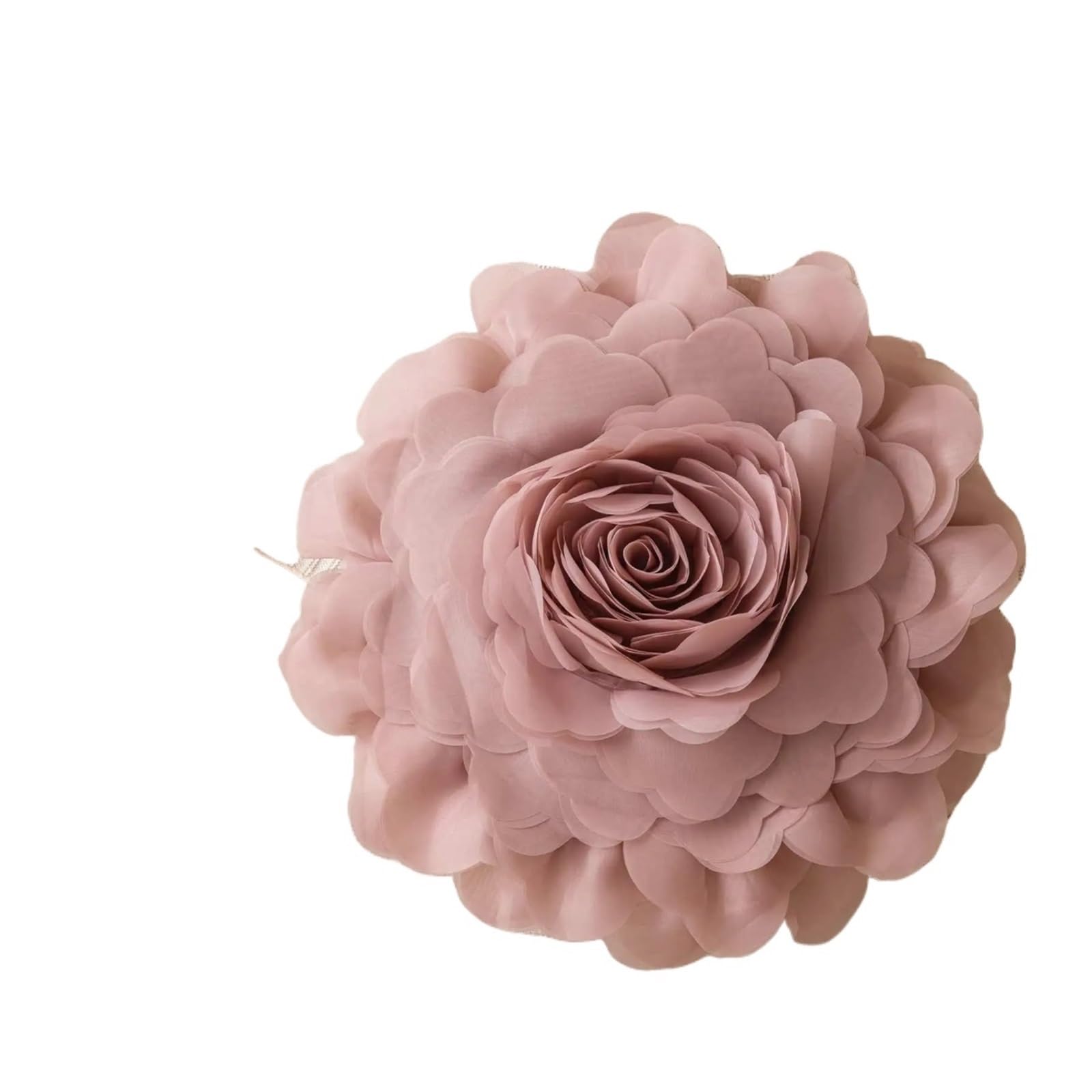 LCKKJHG Princess Wind Three-dimensional Tulle Flower Pillow Cover Luxury Ins Bedroom Bedside Cushion Floating Window(Color-17)