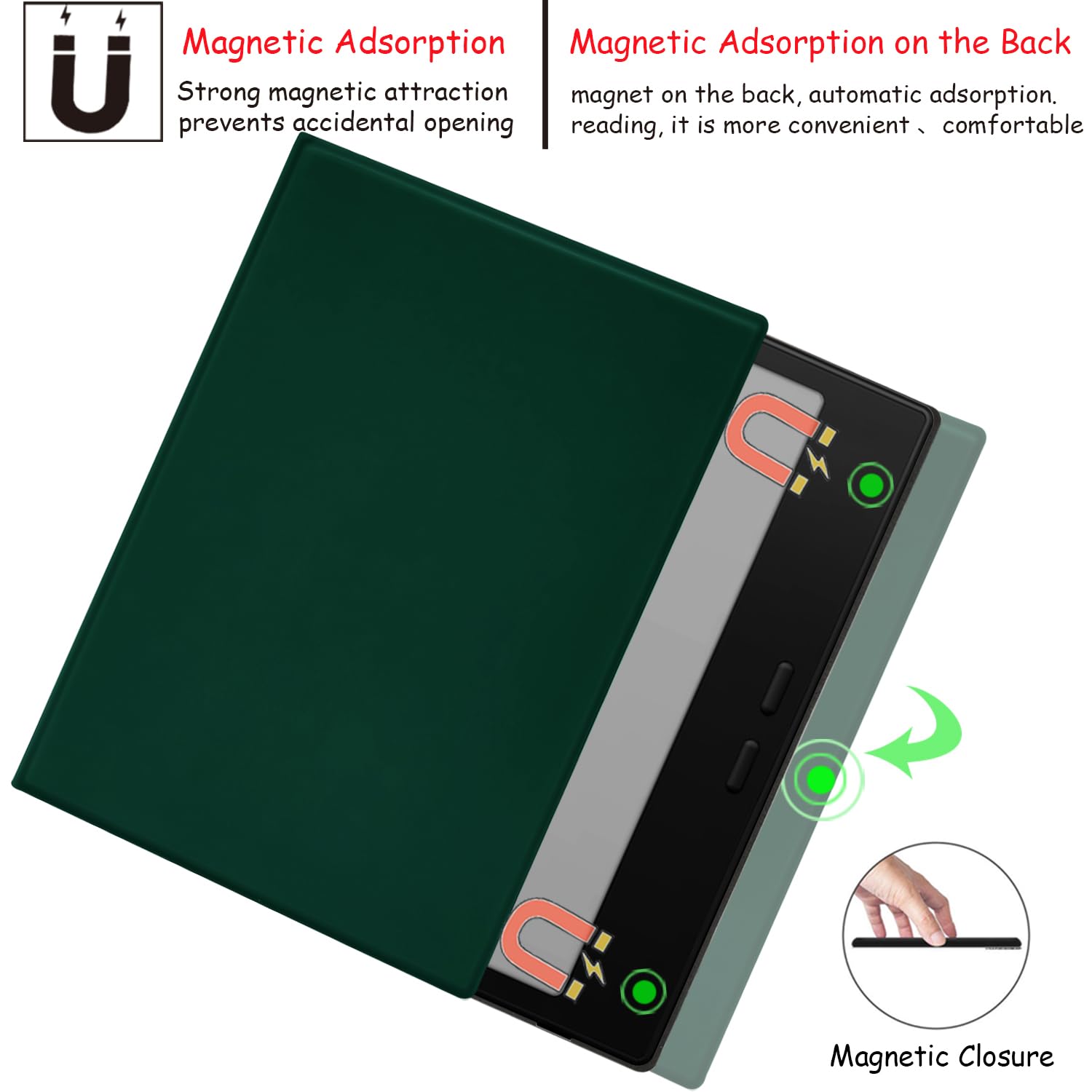 ONYX BOOX PAGE (カバー、スリーブ付き) BOOX Page Magnetic Cover | Premium PU leather with Ergonomic