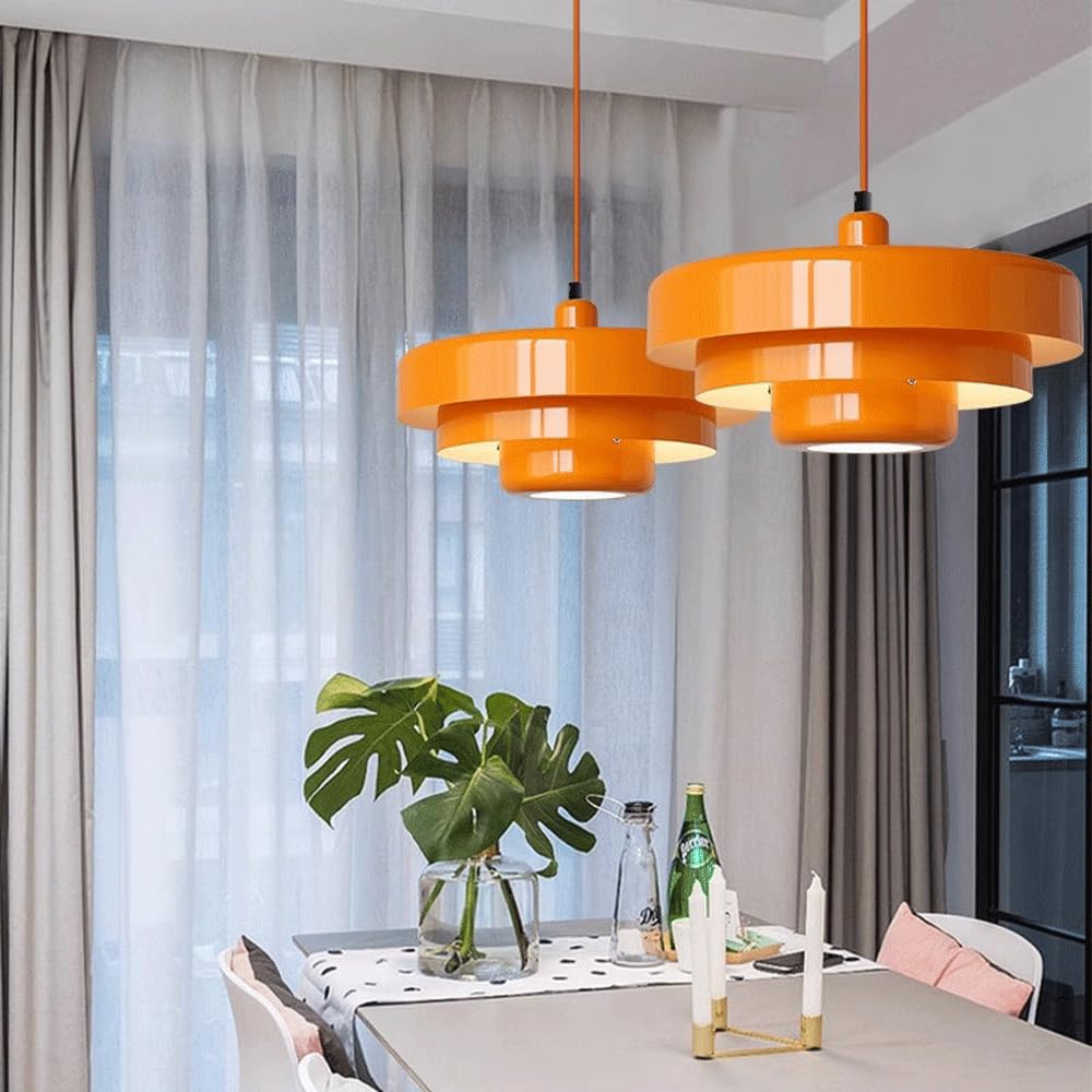 Żyrandol, kreatywność kolorowy abażur żyrandolowy, prosty styl, metalowa lampa wisząca, źródło światła E27, lampa sufitowa, dekoracja na werandę