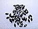 Black Onyx Marquise Shape Cabochon Gemstone for Beautiful Jewelry Making, All Sizes Available, 2 Pcs Set (5x10mm)