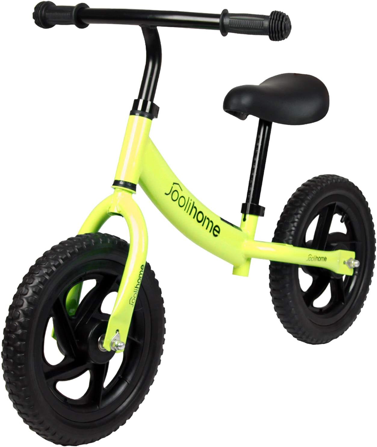 Stream 12" Balance Bike Carbon Steel Frame No Pedal Walking Balance Bike Training Bicycle for Kids and Toddlers 2- to 6 Years Old (green2)