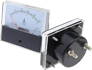 DH-670 Ammeter Gauge Current Panel DC 1A2A3A5A1015A2030A50A100A 1Pcs(DC 30A(75mV))