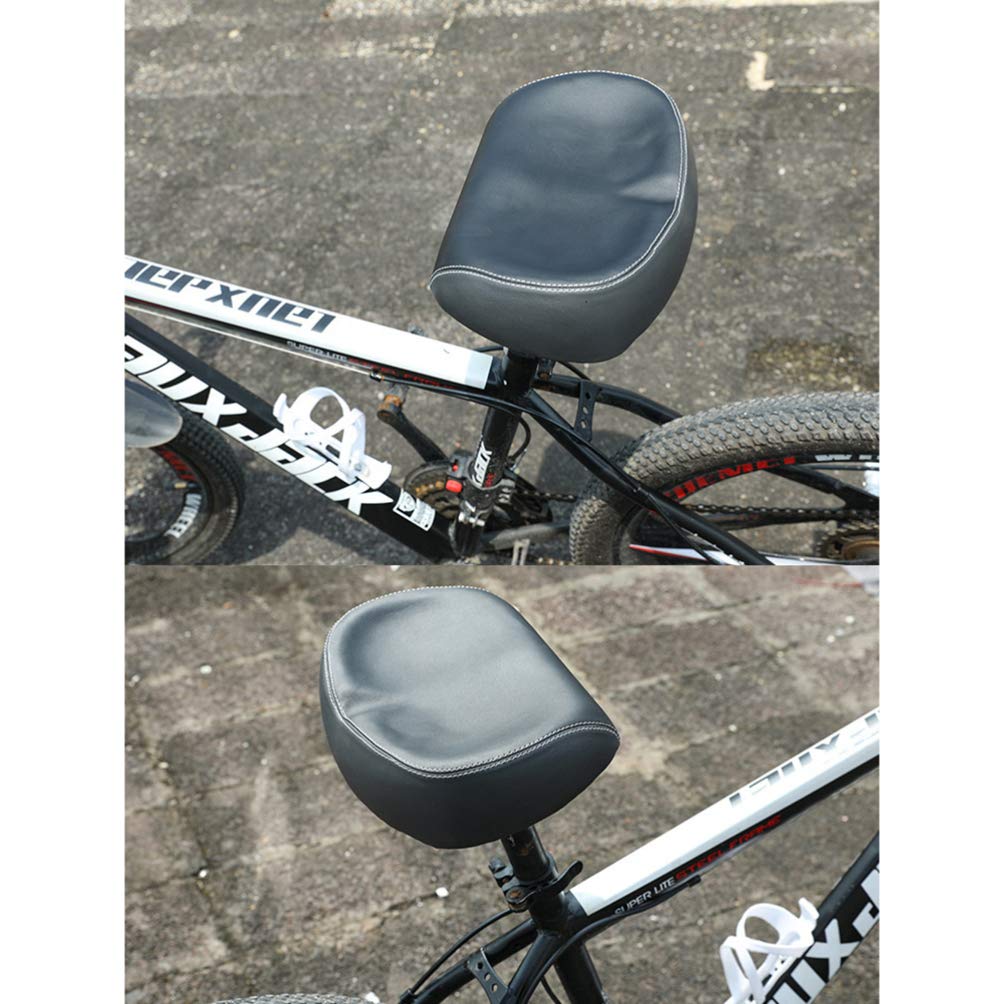 No Nose Bike Saddle Noseless Bike Seat Waterproof Bike Seat Comfortable Replacement Bike Saddle (Color : Black)