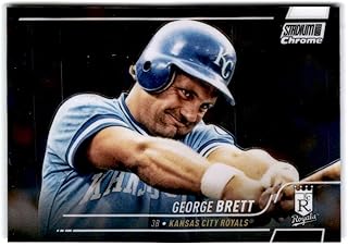 2022 Topps Stadium Club Chrome #135 George Brett Kansas City Royals Baseball Trading Card