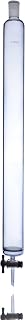 Laboy Glass Chromatography Column 24/40 with Fritted Disc & PTFE Stopcock 60mm in Column O.D.& 610mm in Effective Length