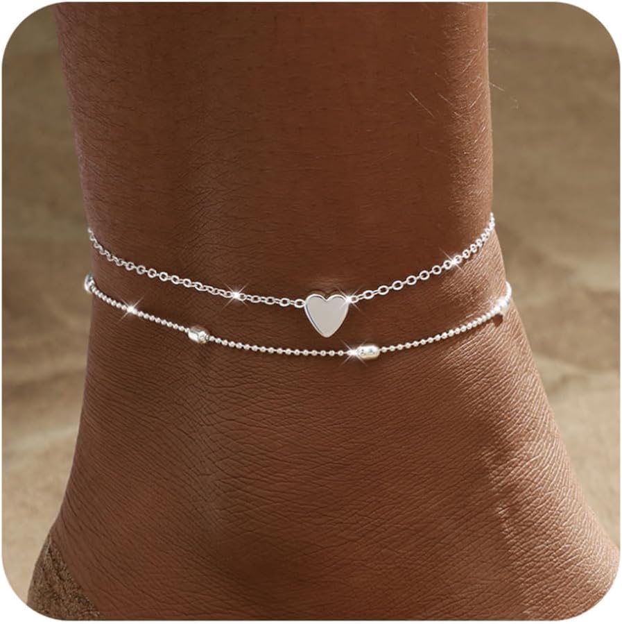 女性用ハワイアンアンクレット - ハワイアンハイビスカスフラワー