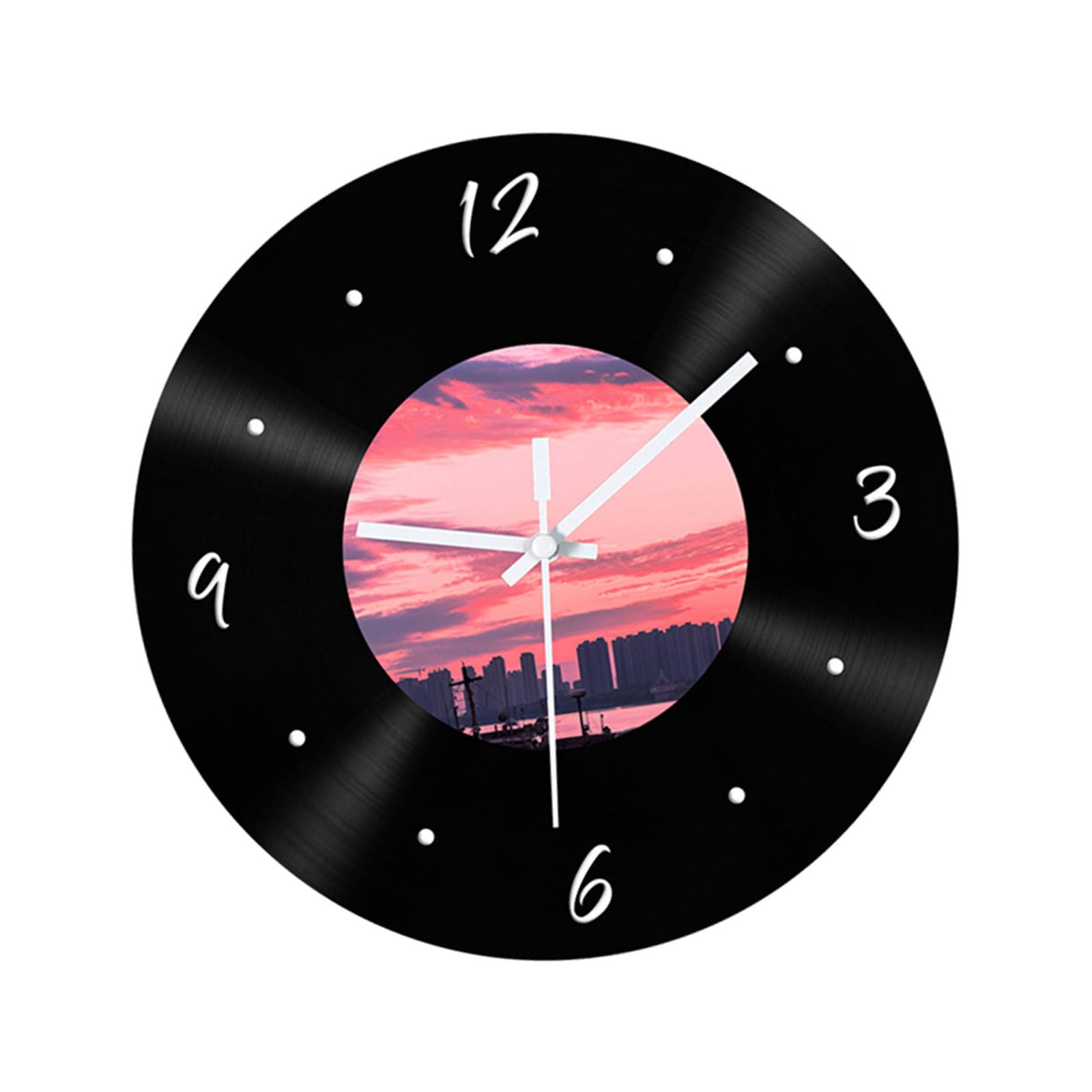 Buxuaaaa Silents Wall Clock Light in Weight Wall Mounted Perfect for Cafes Bedroom Silents Clock