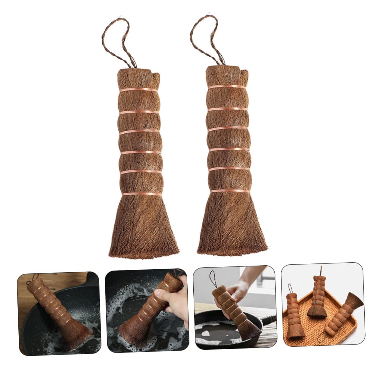 Beaupretty 6piezas Cepillos De Limpieza para Cocina Cepillo De Limpieza Reutilizable para Bandejas y Utensilios para Fregar y Sartenes Accesorio Práctico del
