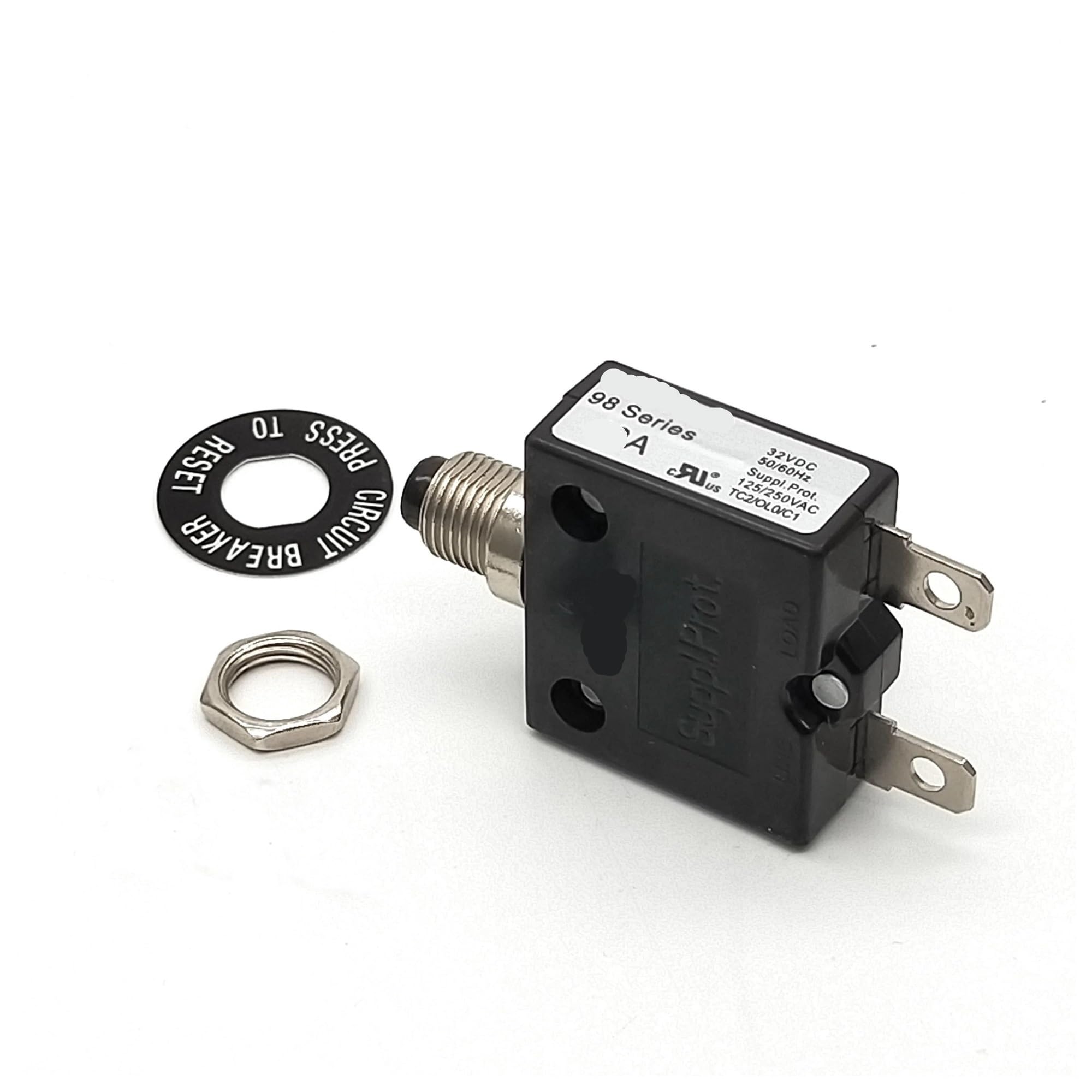 AARTERZZA 1 x 98 Series 30A Manual Reset Thermal Overload Protector Switch