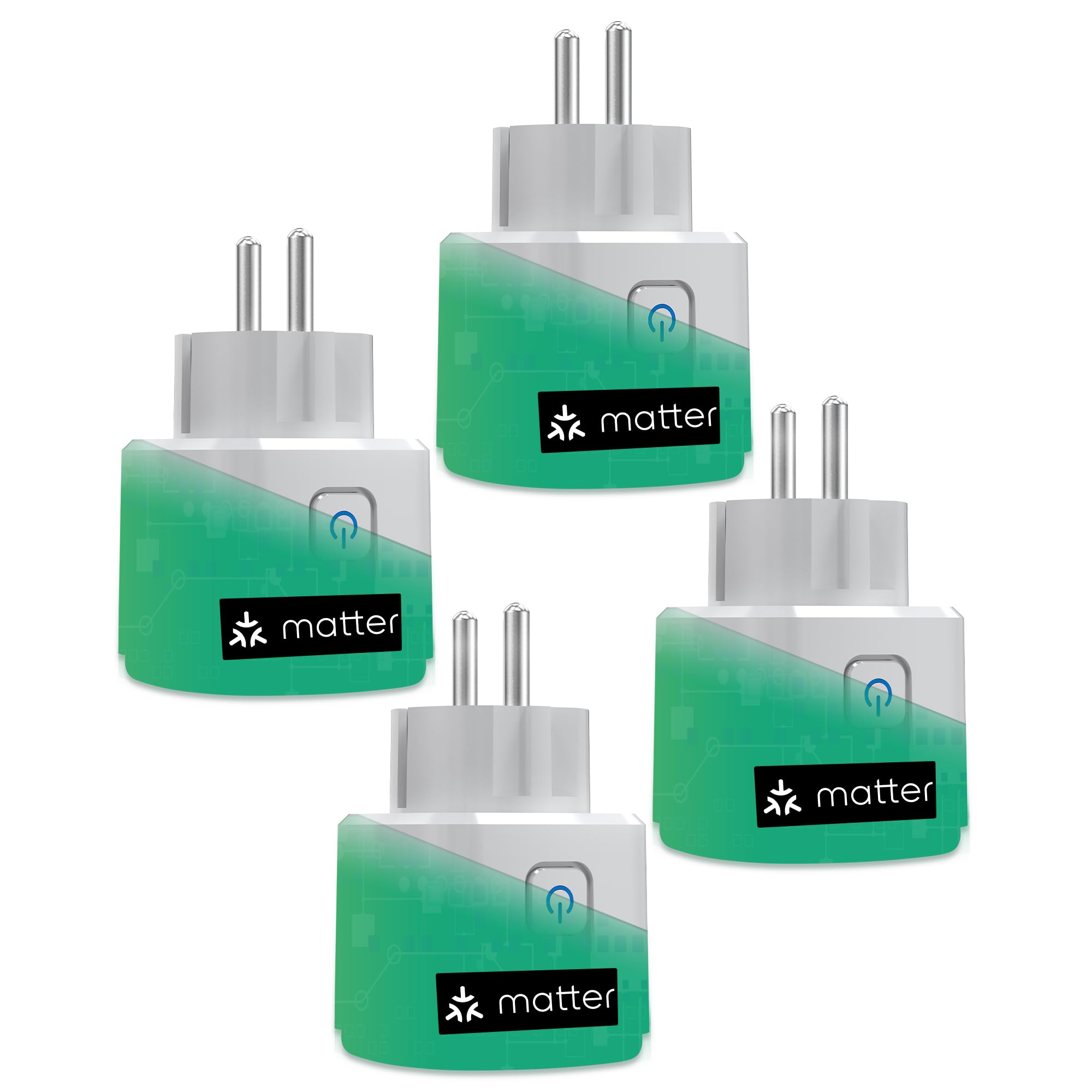 Matter Smart Steckdose 16A mit Strommessung, Kein Hub erforderlich