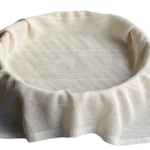 5 Pcs of Natural Pure Cotton Steamer Cloth (20x20 Inch）, Reusable Natural Pure Cotton Cheese Cloth, Used for Cooking, Canning, Steaming, Food Filter Cloth (White)