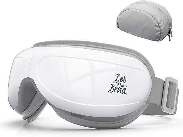 BOB AND BRAD Eye Massager FSA Eligible/HSA Eligible, EyeOasis 2 Heated Eye Mask for Migraines with Music, Smart Migraine Massager Reduce Dry Eyes Improve Sleep, Birthday Gifts for Women Men 