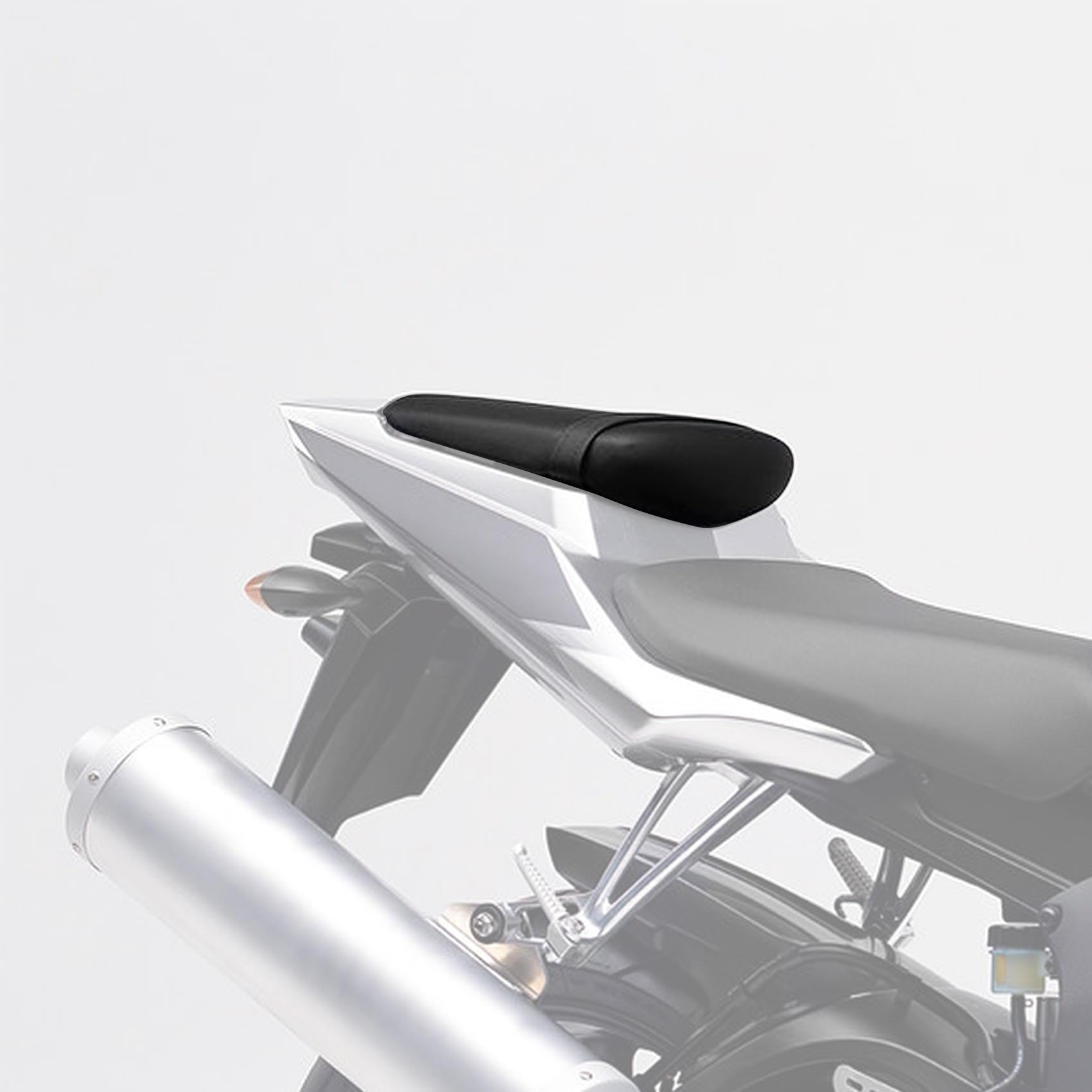 Siège passager arrière de moto Compatible avec Yamaha YZF R6 2003-2005 YZF R6S 2006-2009