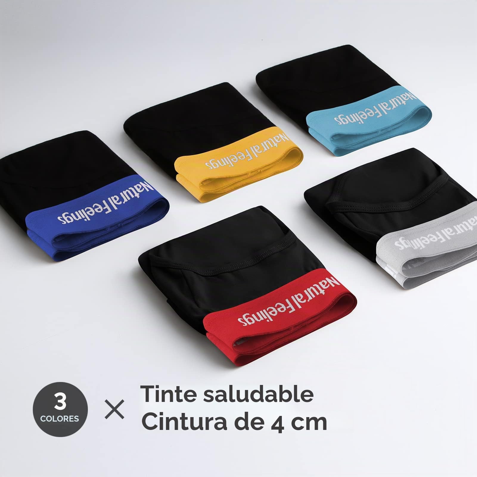Natural Feelings Slip Calzoncillos de Hombre Cómoda y Ultra Suave Algodón Elástic Slip Hombre