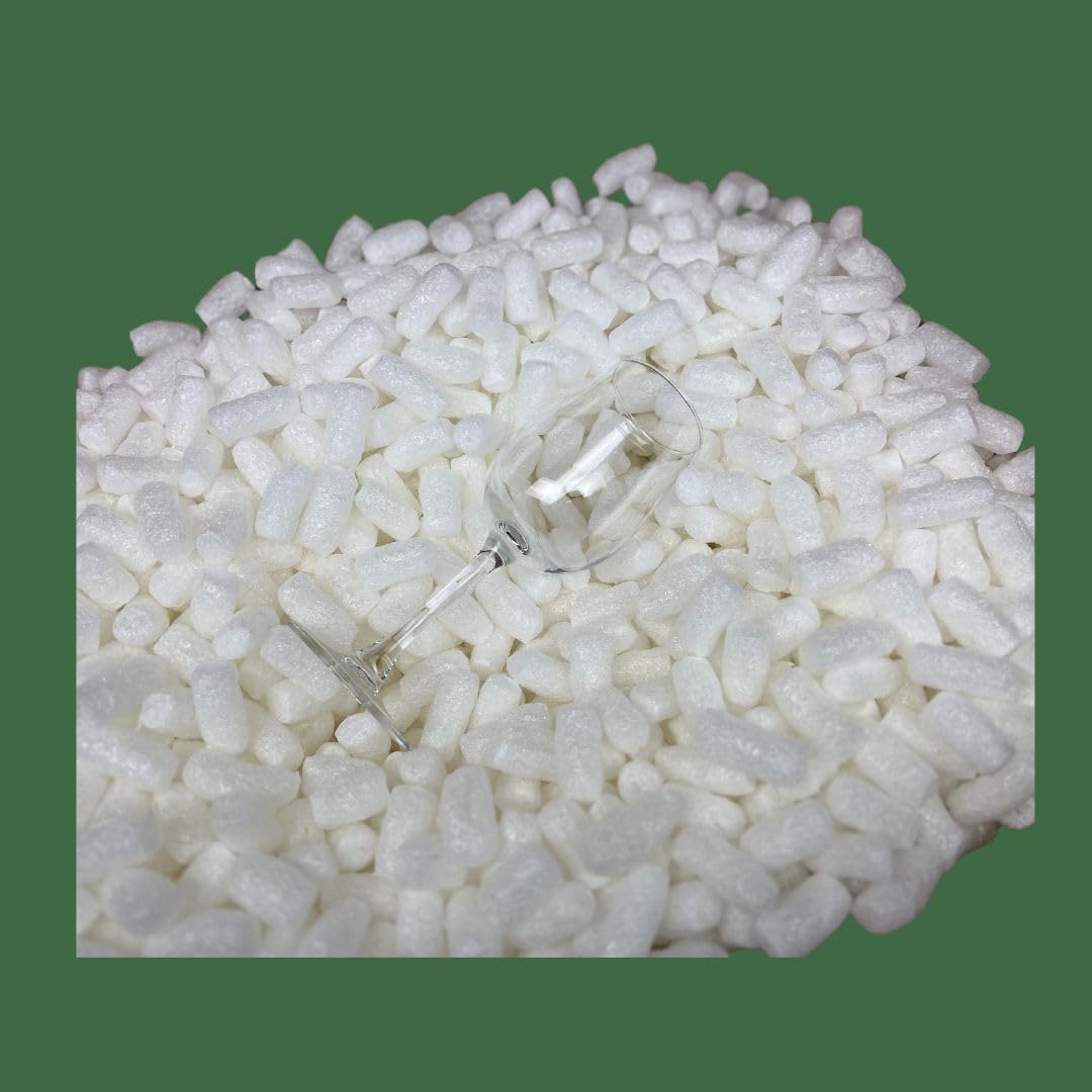 Fichas de embalaje BIO blancas biodegradables de almidón de maíz - 250 l chips acolchados