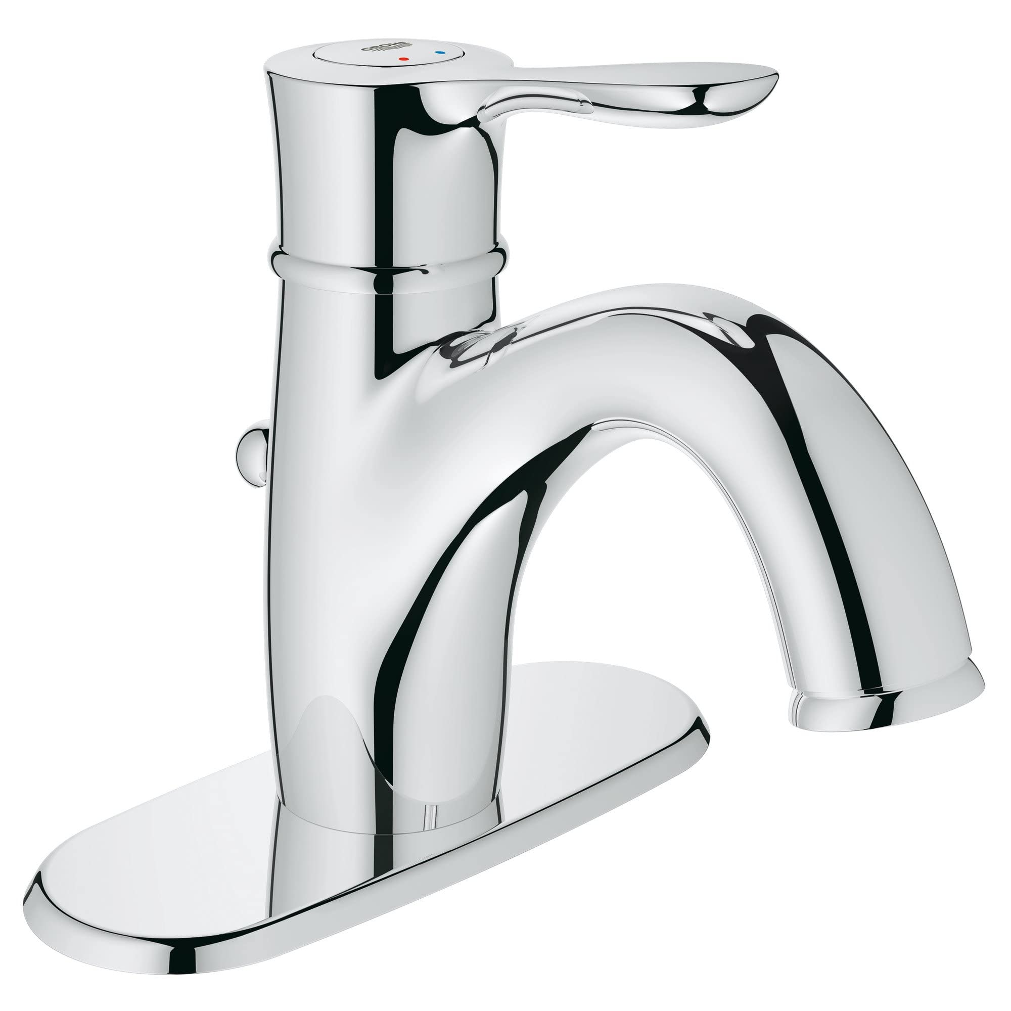 GlobalNiche® Parkfield Centerset Single-Handle Single-Hole Bathroom Faucet With Escutcheon - 1.2 GPM