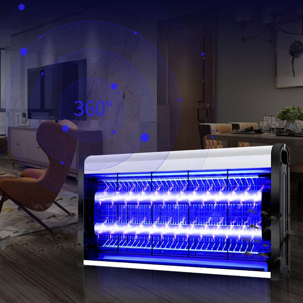 Trampero De Mosquitos Asesino De Mosquitos Repelente De Insectos Eléctrico Repelente De Insectos Choque Eléctrico Lámpara De Mosquitos Ahorro De Energía Lámpara Led UV Bug Zapper Lámpara Led