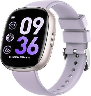 SanorumSanorum Smart Watches for Men Women Fitness: Fitness Tracker with Blutooth Call 24H Heart Rate Sleep Monitor 5ATM Waterproof 120+ Sport Mode Smartwatch Compatible with iPhone Android Phones