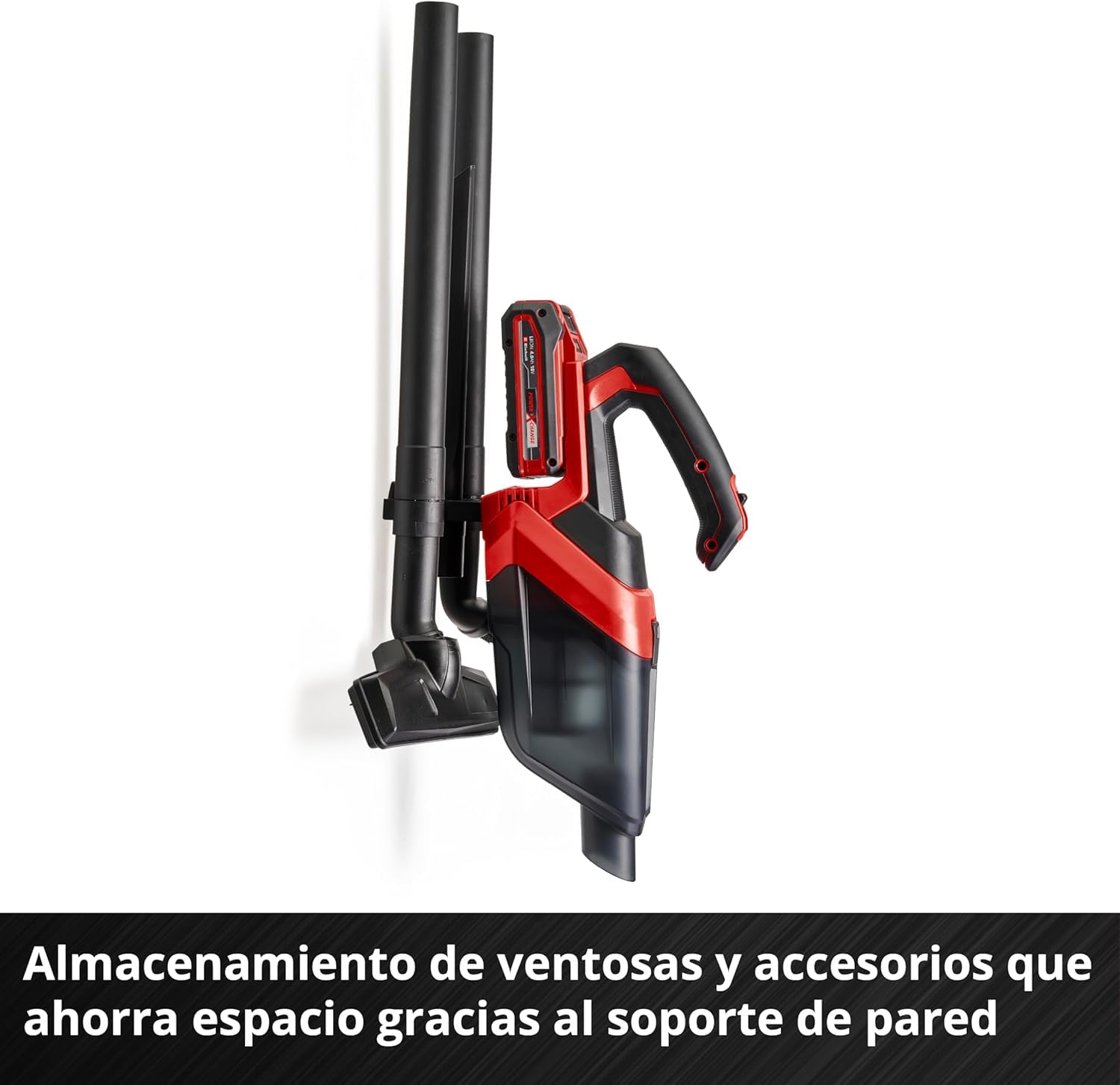 Einhell Aspirador de polvo manual con batería TE-HV 18/06 Li-Solo Power X-Change (18V, potencia de aspiración 72 mbar, incl. boquilla de juntas, recipiente de polvo 0,6 l, sin batería)