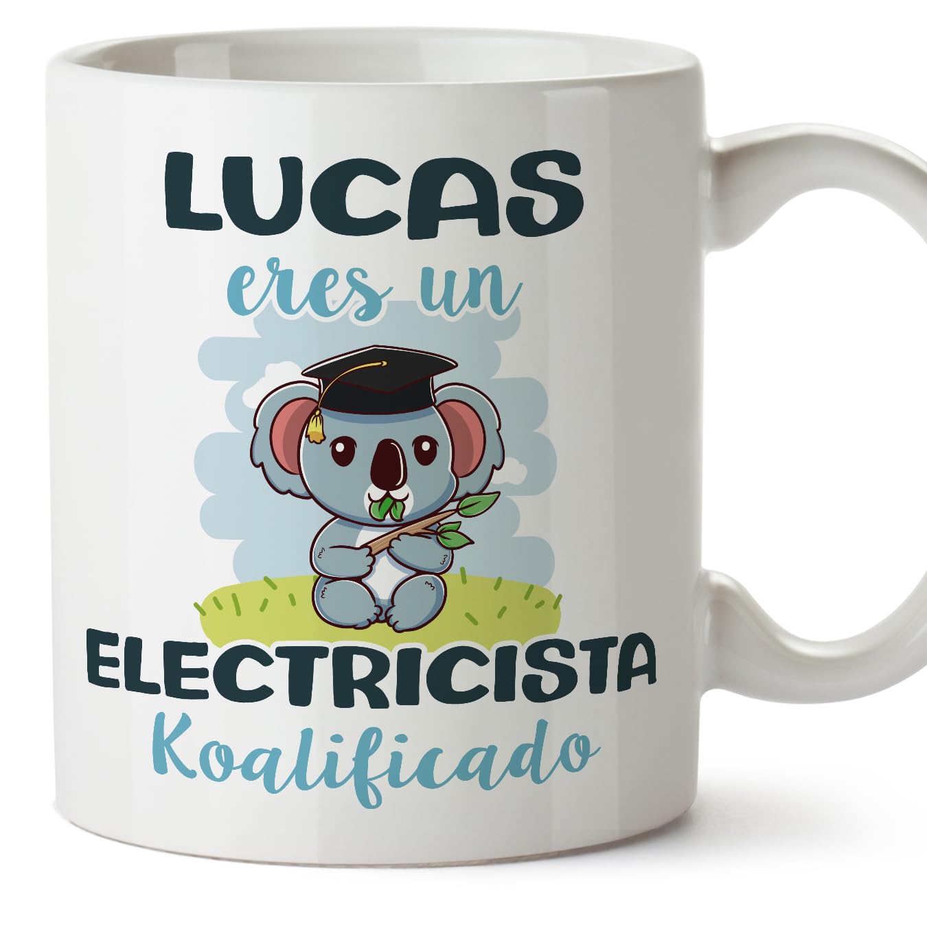 Mugffins Tazza Personalizzata in ceramica per AVVOCATA donna 11 oz / 350 ml - In spagnolo - Eres Súper - Idea regalo per compleanno, anniversario, natale, laurea