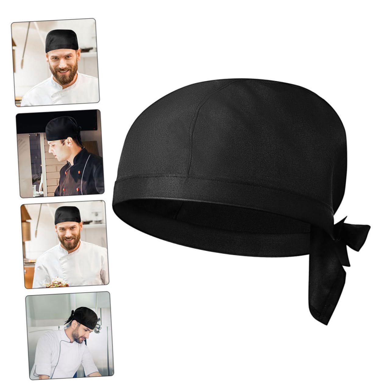 COLLBATH 9pezzi Cappelli Da Chef Traspiranti Cotone Da Adatti Per Cucina e Ristoranti Comodi e Resistenti Unisex Per Professionisti e Amanti Della Cucina