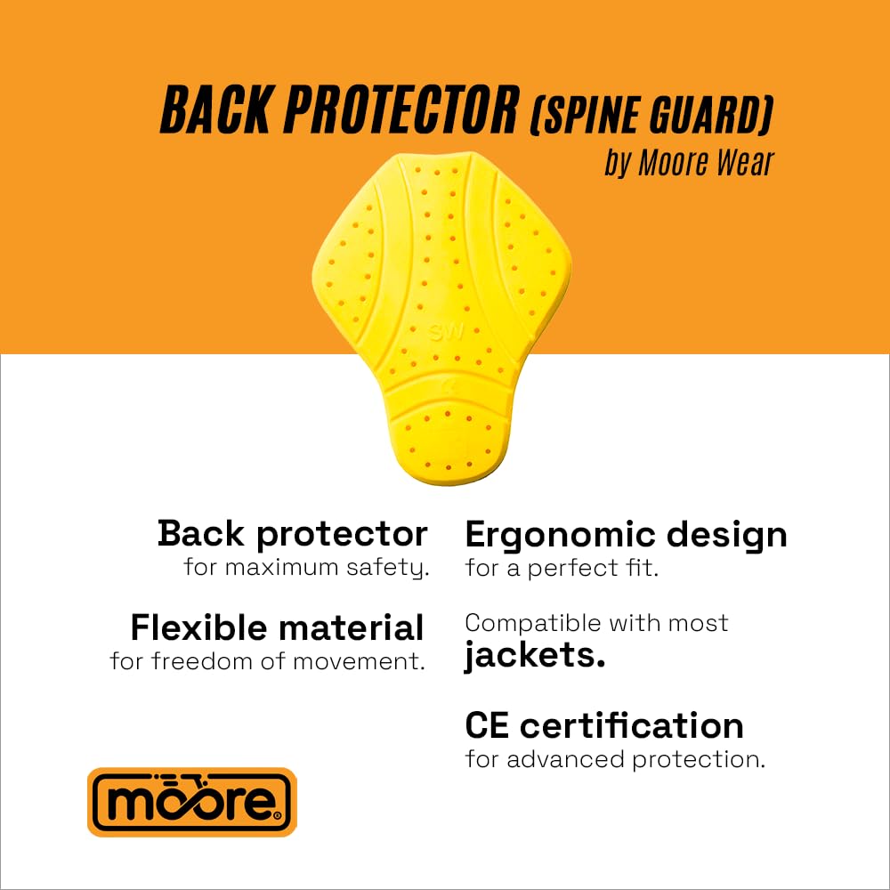 Moore I Protector de Espalda Nivel 2 – Elastopan®, Certificación CE EN 1621-2:2014 FB, Ligero y Flexible