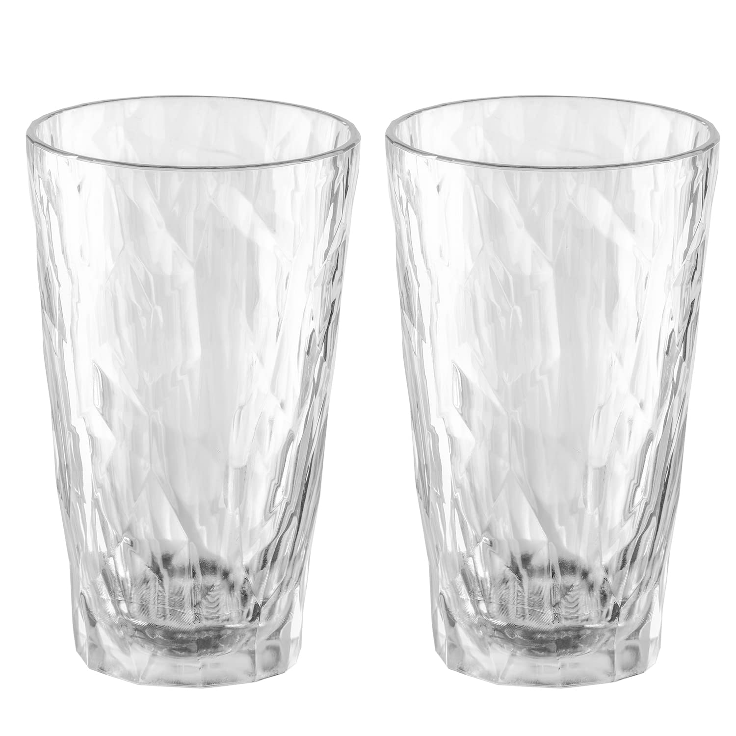 Koziol Superglas Club N.6 Bicchiere In Plastica Cristallina 300 Ml, Set Da 2, Colore Giada Trasparente - 6