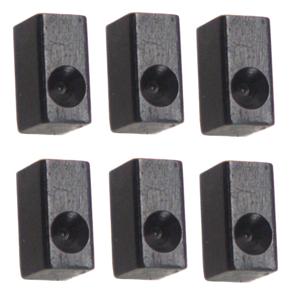 Sharplace 6 Pieces Guitar Tremolo Bridge Saddle Clamp String Insert Metal Block for Electric Guitar accessories